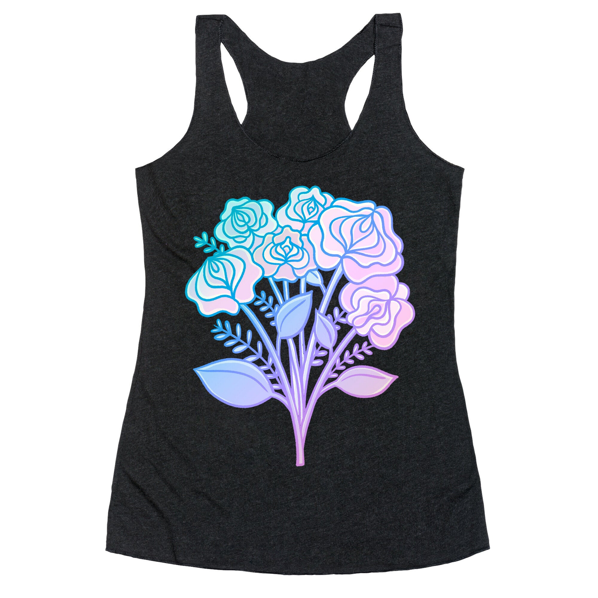 Pastel Vulva Bouquet Racerback Tank