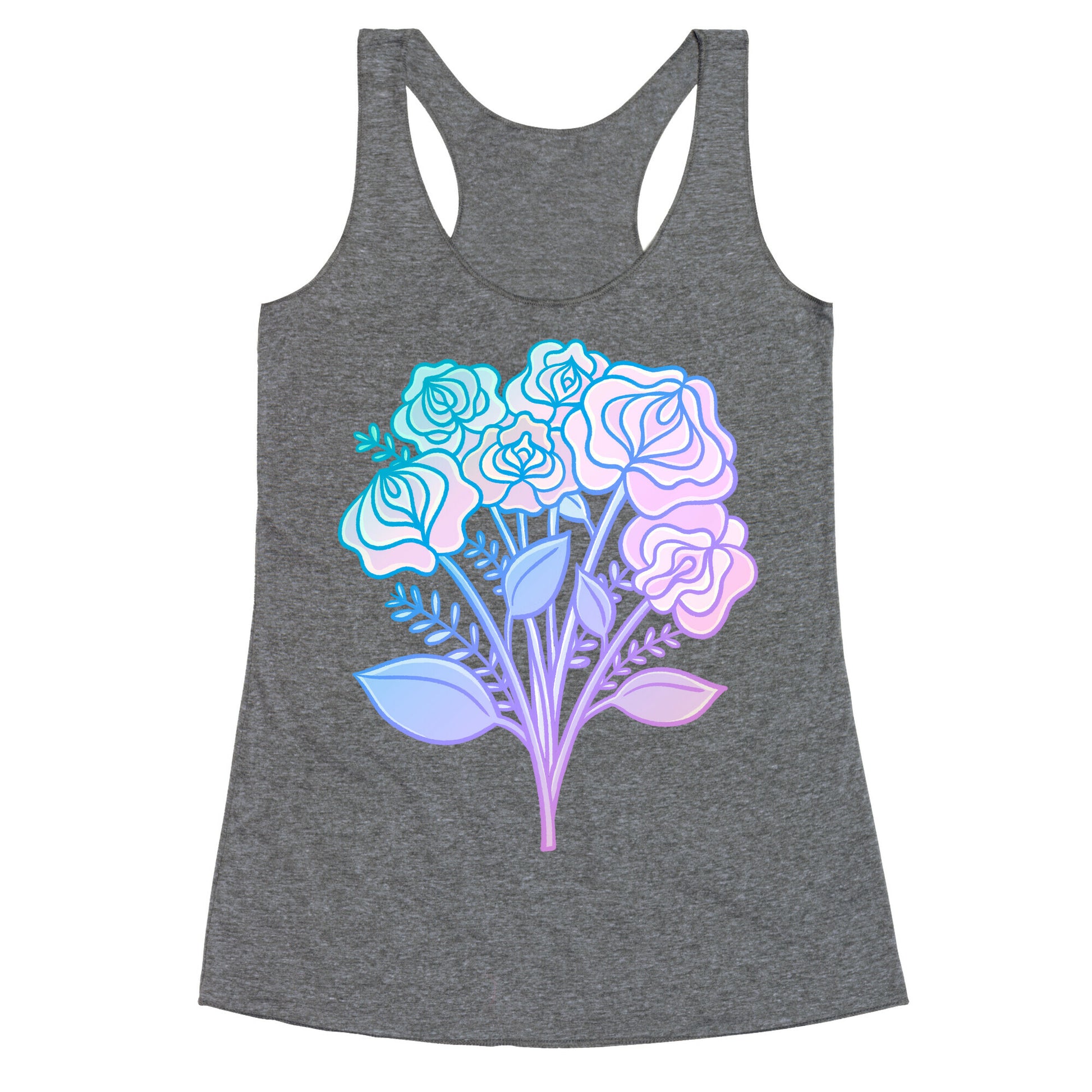Pastel Vulva Bouquet Racerback Tank