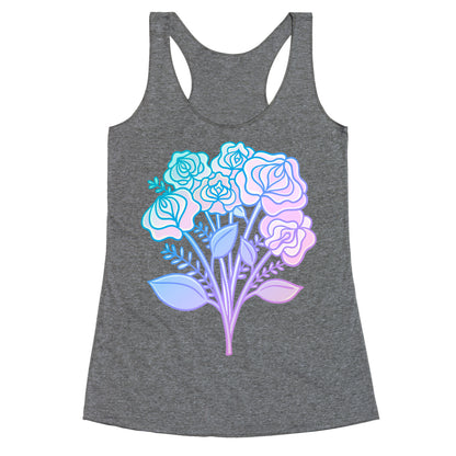 Pastel Vulva Bouquet Racerback Tank