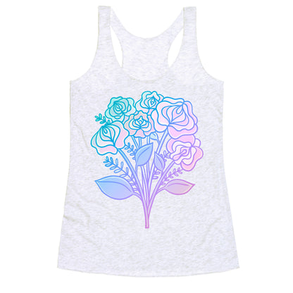 Pastel Vulva Bouquet Racerback Tank