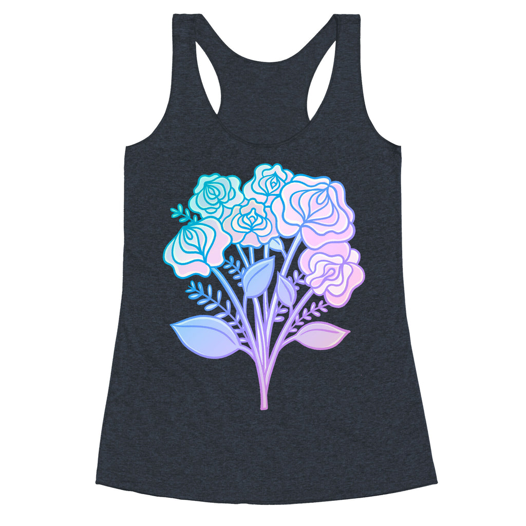 Pastel Vulva Bouquet Racerback Tank