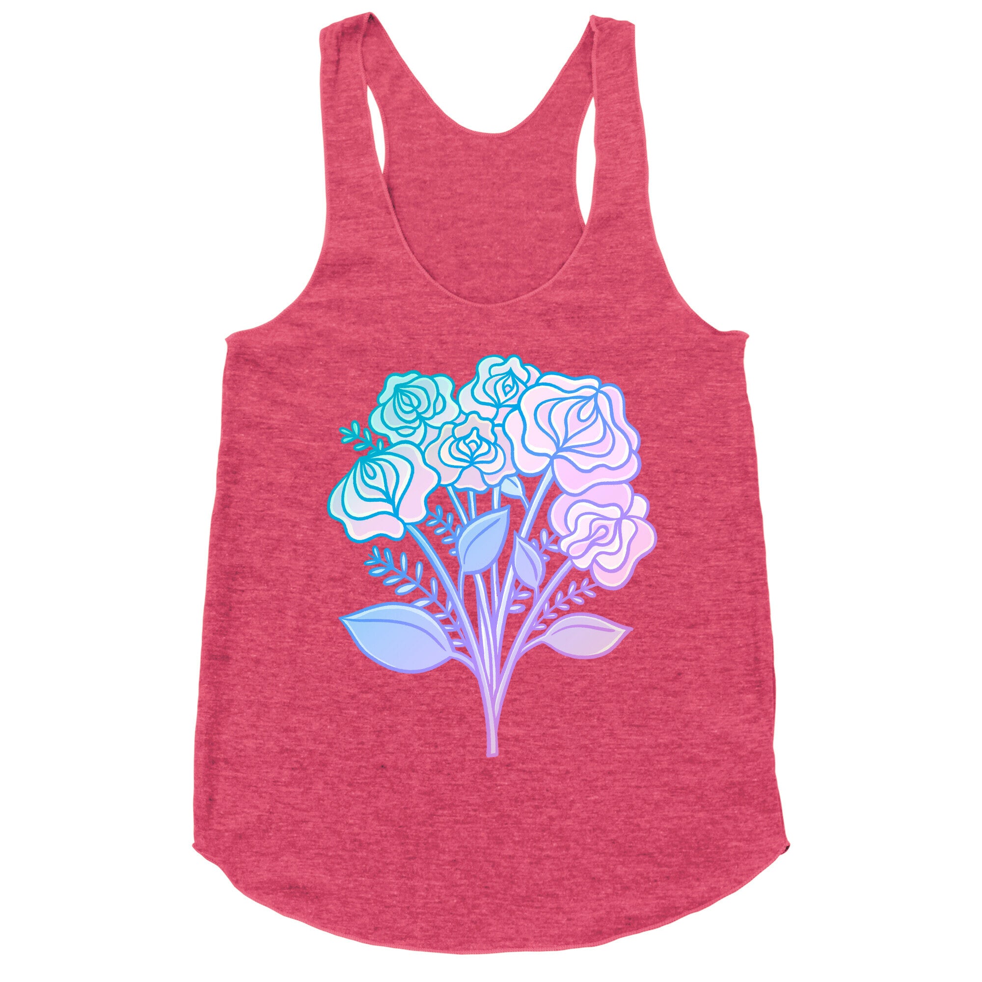 Pastel Vulva Bouquet Racerback Tank