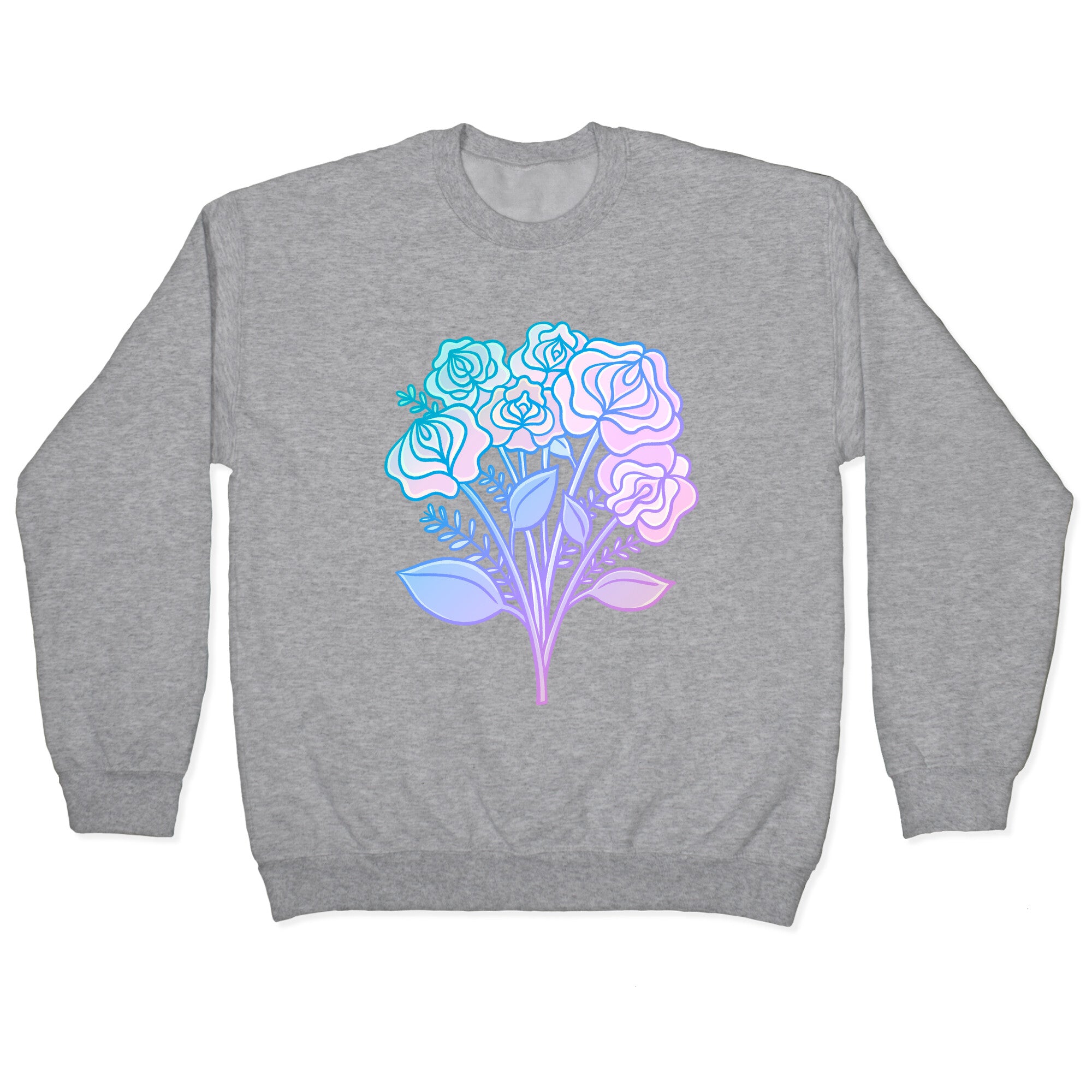 Pastel Vulva Bouquet Crewneck Sweatshirt