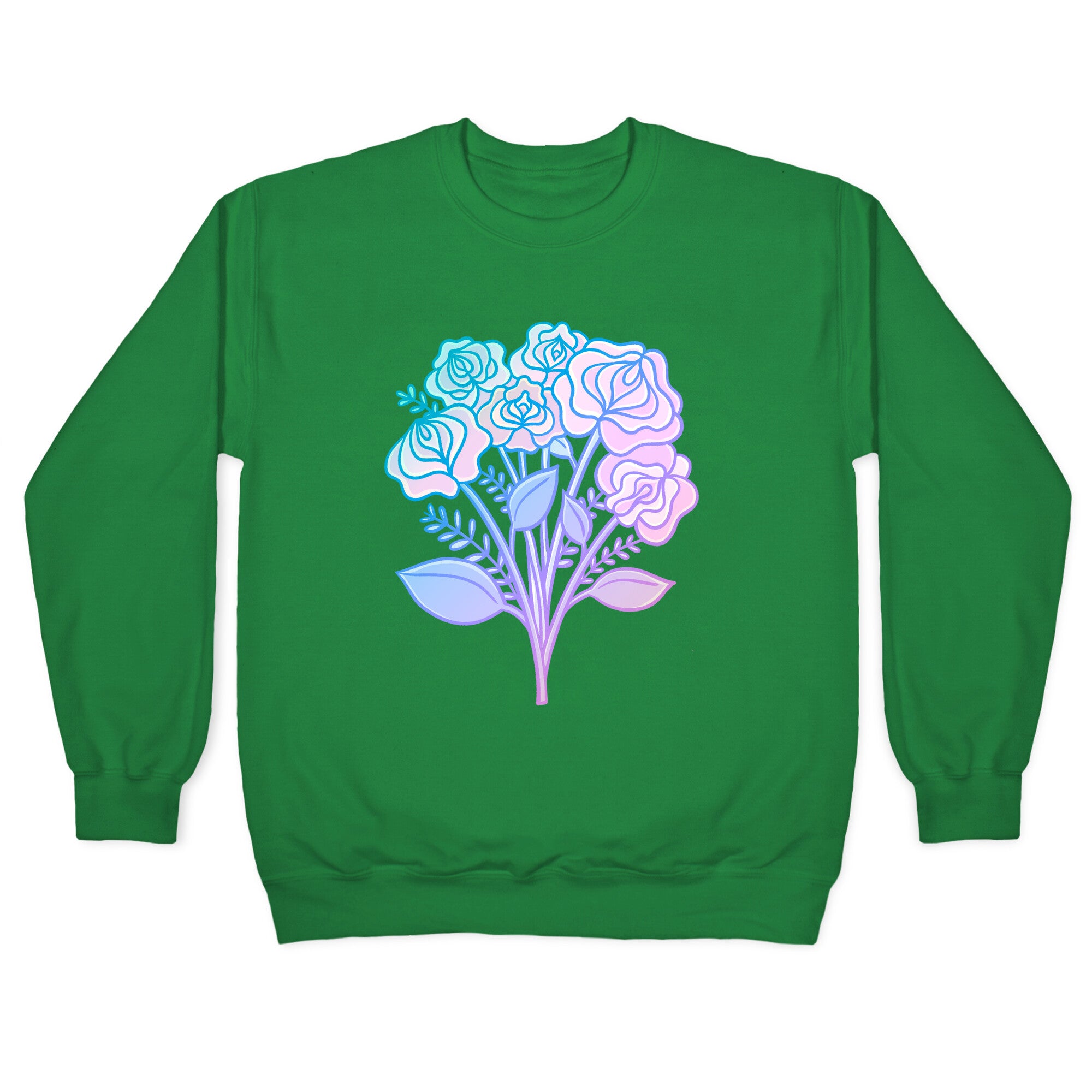 Pastel Vulva Bouquet Crewneck Sweatshirt