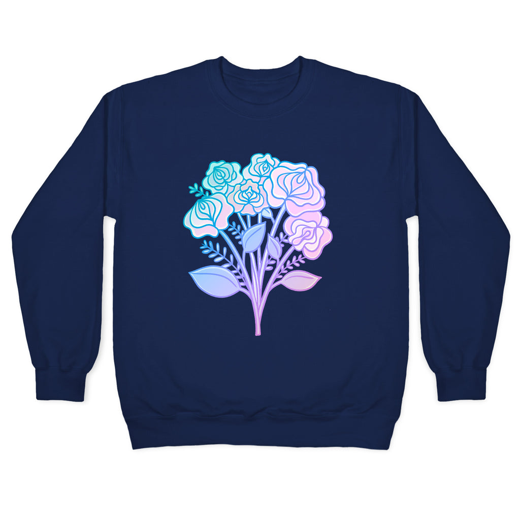 Pastel Vulva Bouquet Crewneck Sweatshirt