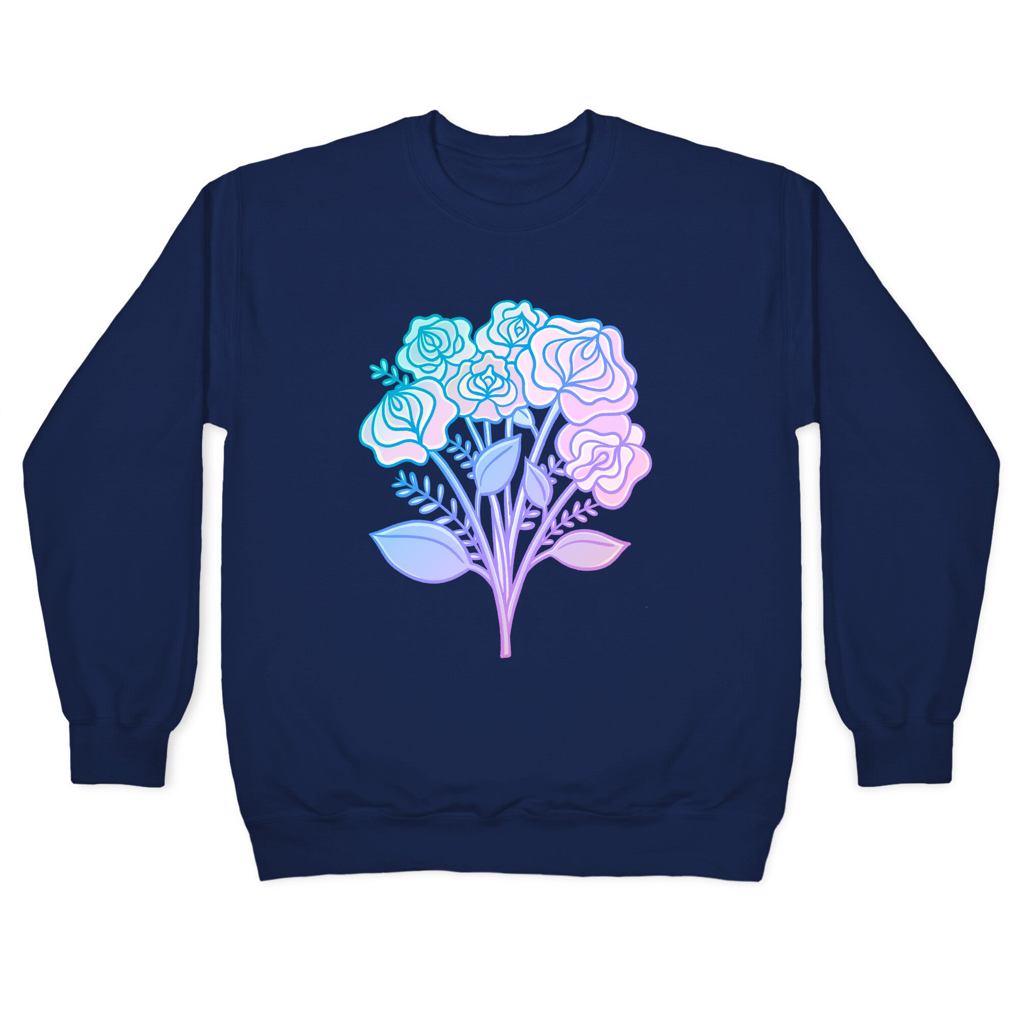 Pastel Vulva Bouquet Crewneck Sweatshirt