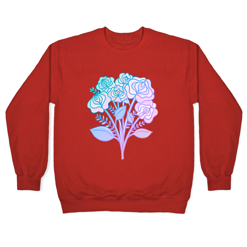 Pastel Vulva Bouquet Crewneck Sweatshirt