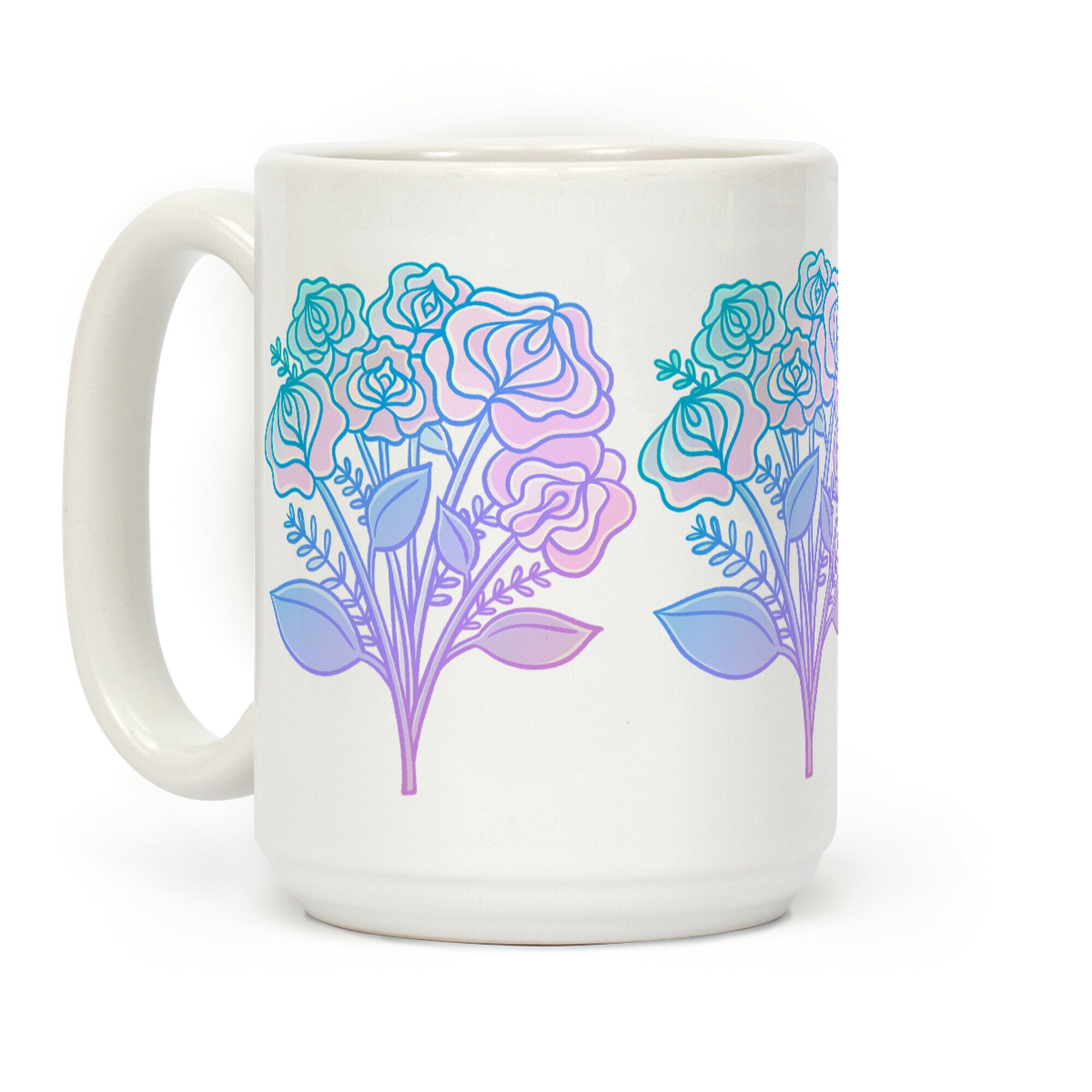 Pastel Vulva Bouquet Coffee Mug