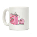 Strawberry Milk Kirby Parody Coffee Mug
