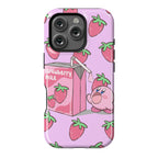 Strawberry Milk Kirby Parody Phone Case