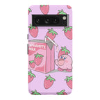 Strawberry Milk Kirby Parody Phone Case