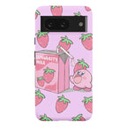 Strawberry Milk Kirby Parody Phone Case