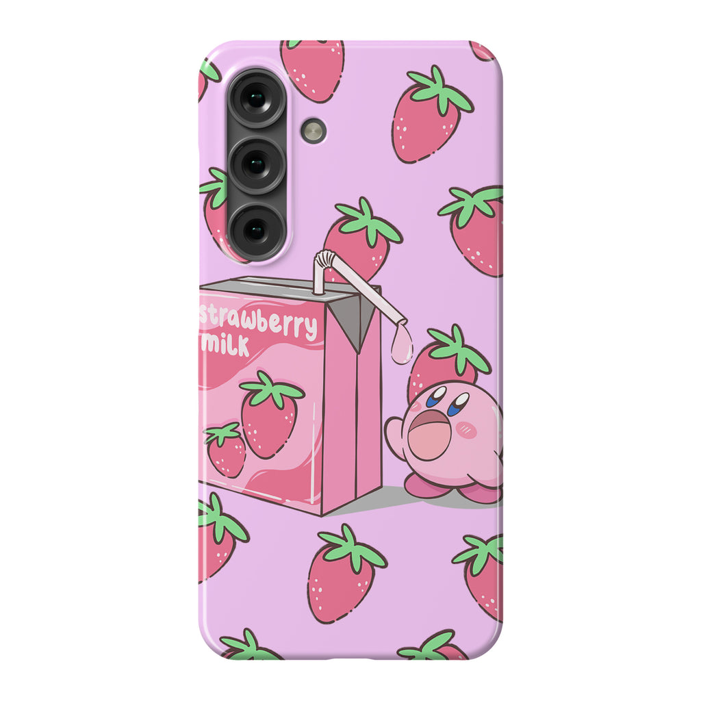 Strawberry Milk Kirby Parody Phone Case
