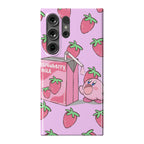 Strawberry Milk Kirby Parody Phone Case