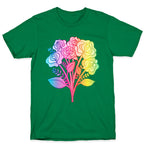 Rainbow Vulva Bouquet T-Shirt