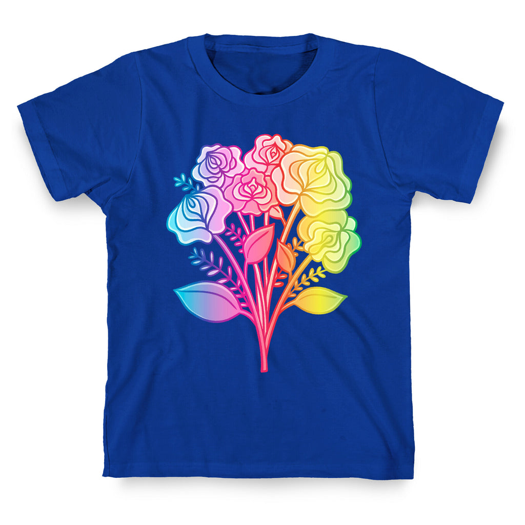 Rainbow Vulva Bouquet T-Shirt