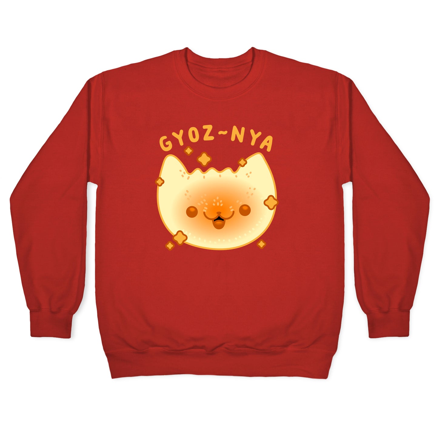 Gyoz~nya (Cat Gyoza) Crewneck Sweatshirt