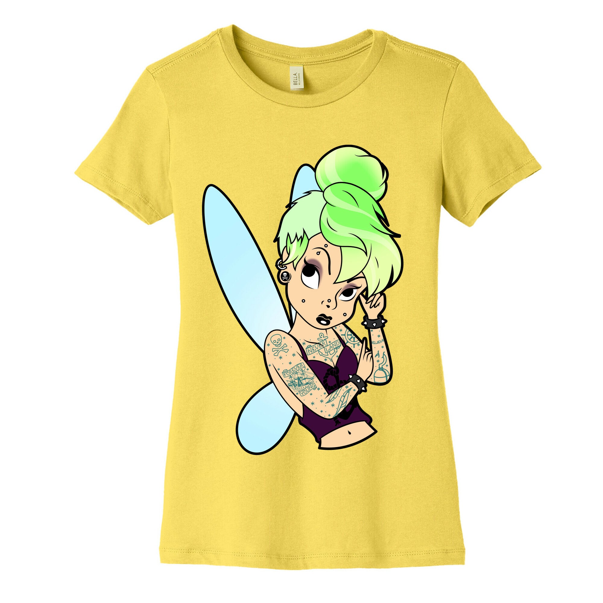Punk Tinkerbell Women's Cotton Tee