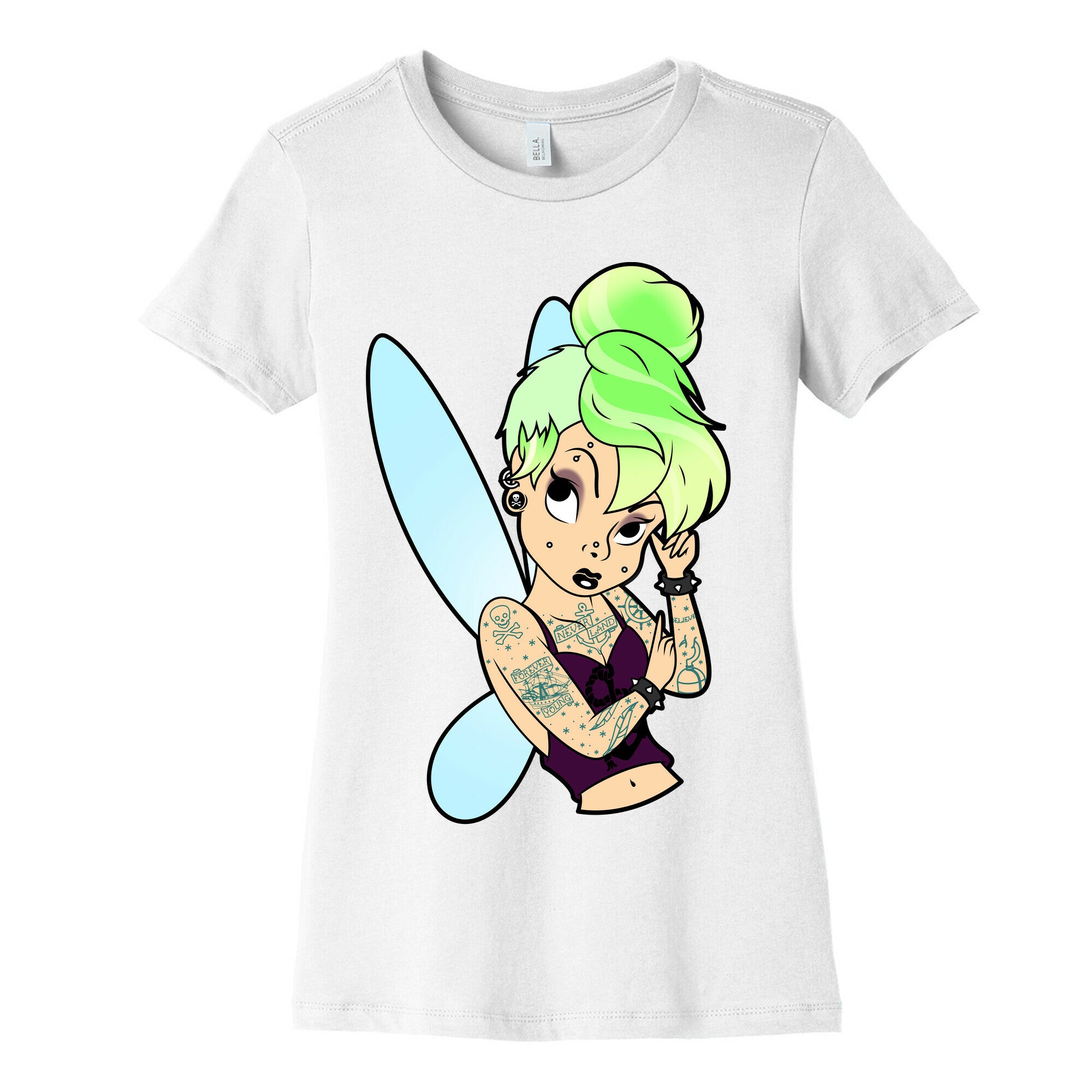 Punk Tinkerbell Women's Cotton Tee