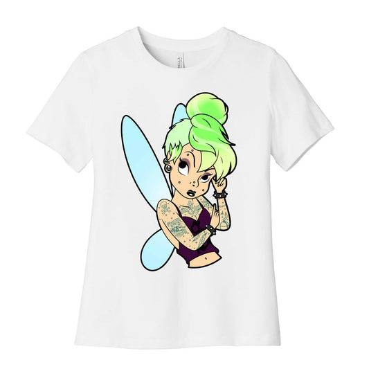 Punk Tinkerbell Women's Cotton Tee