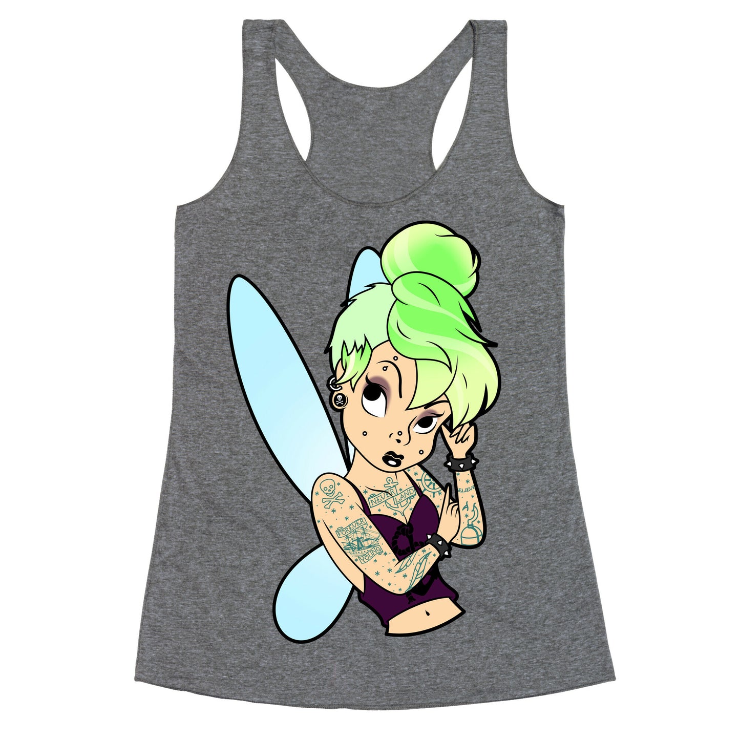 Punk Tinkerbell Racerback Tank