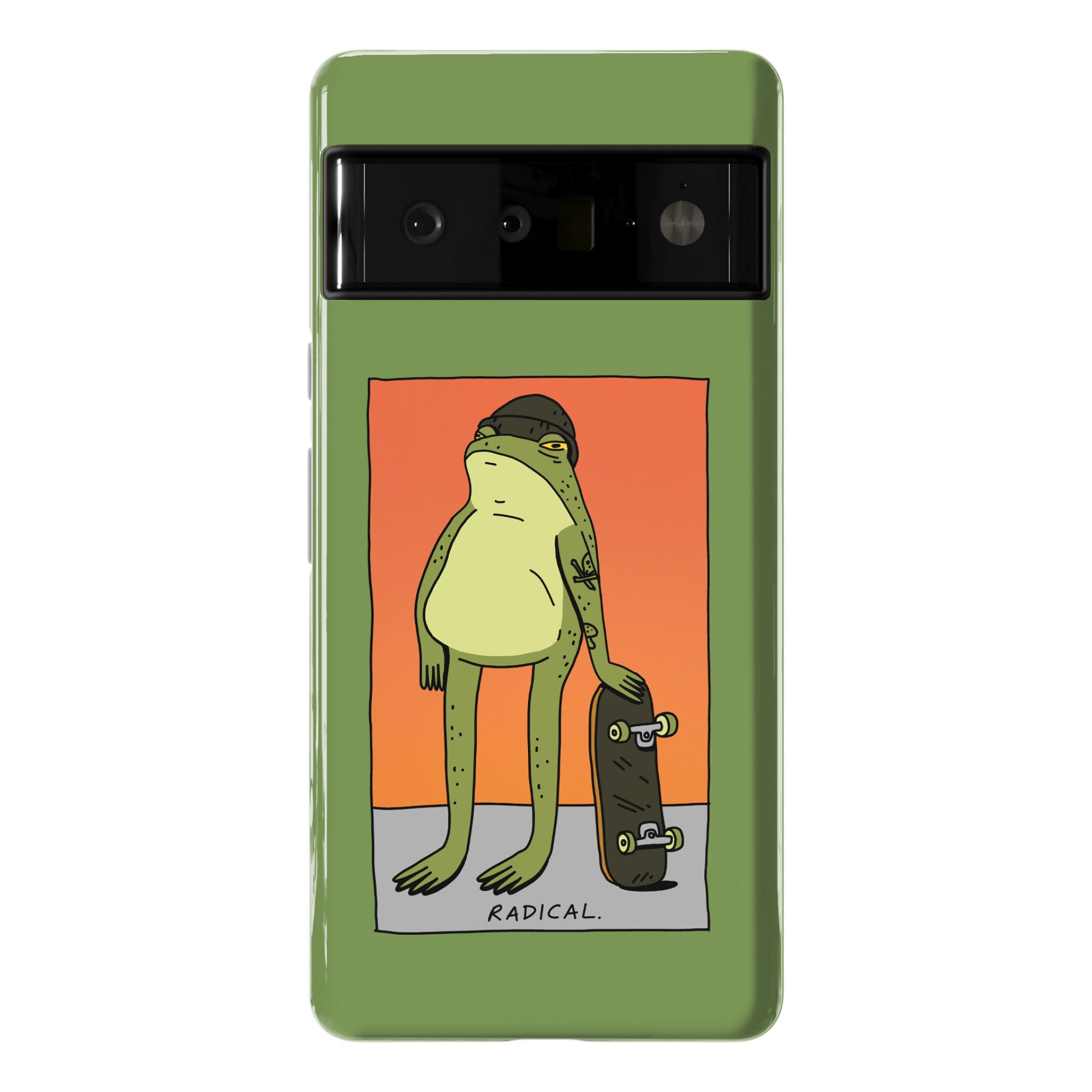 Radical Frog Skater Phone Case