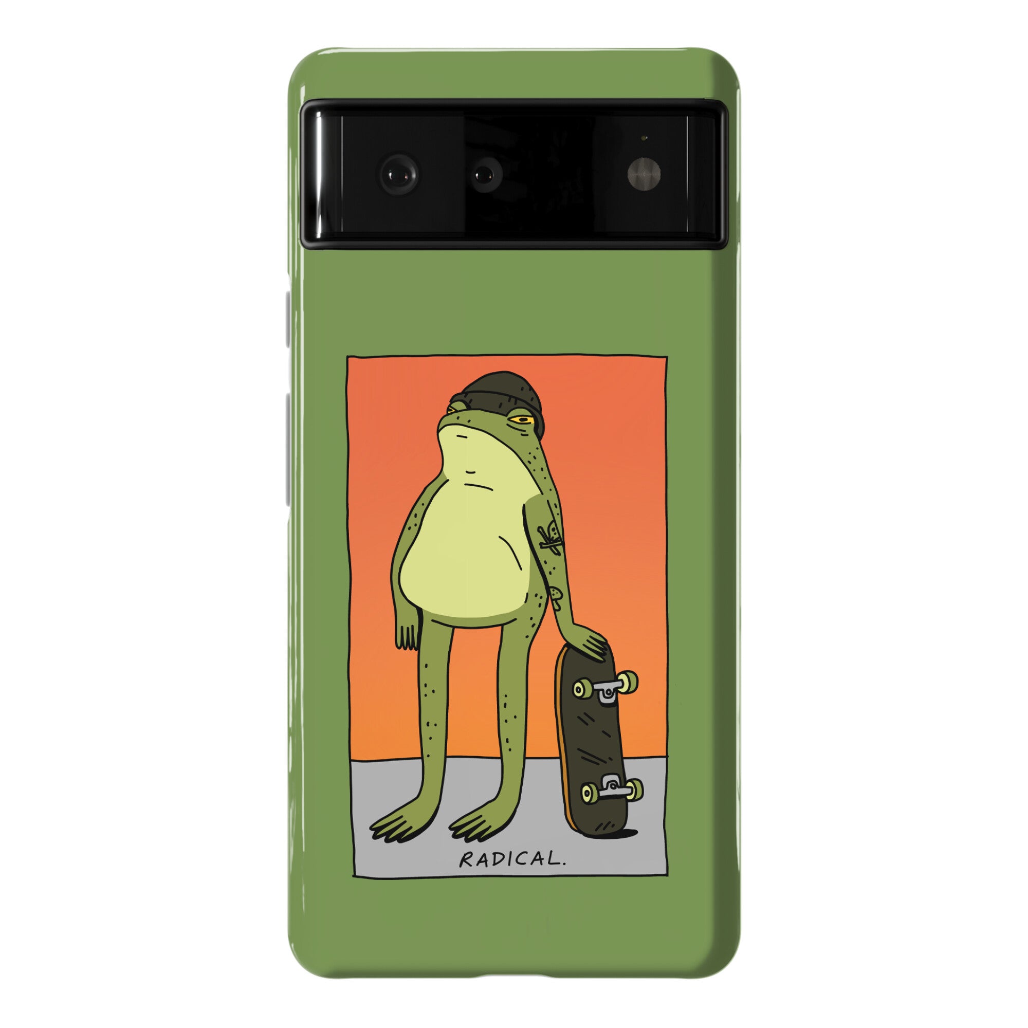 Radical Frog Skater Phone Case