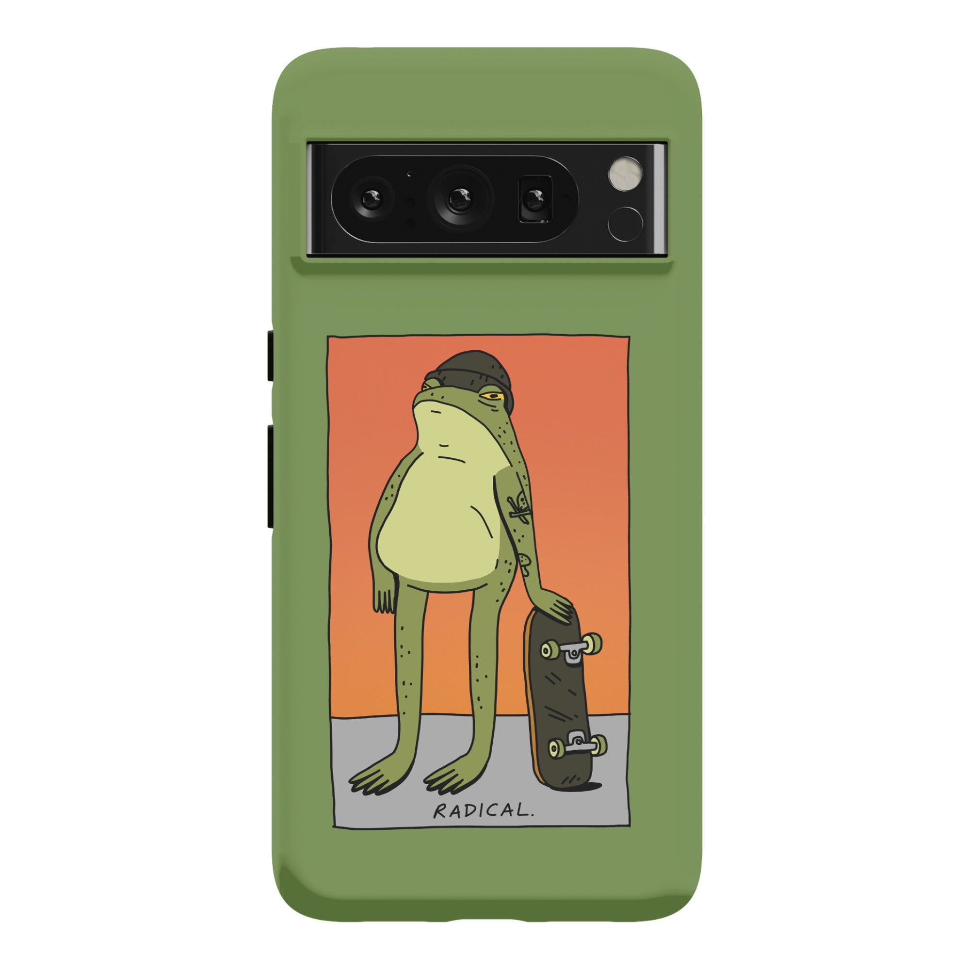 Radical Frog Skater Phone Case
