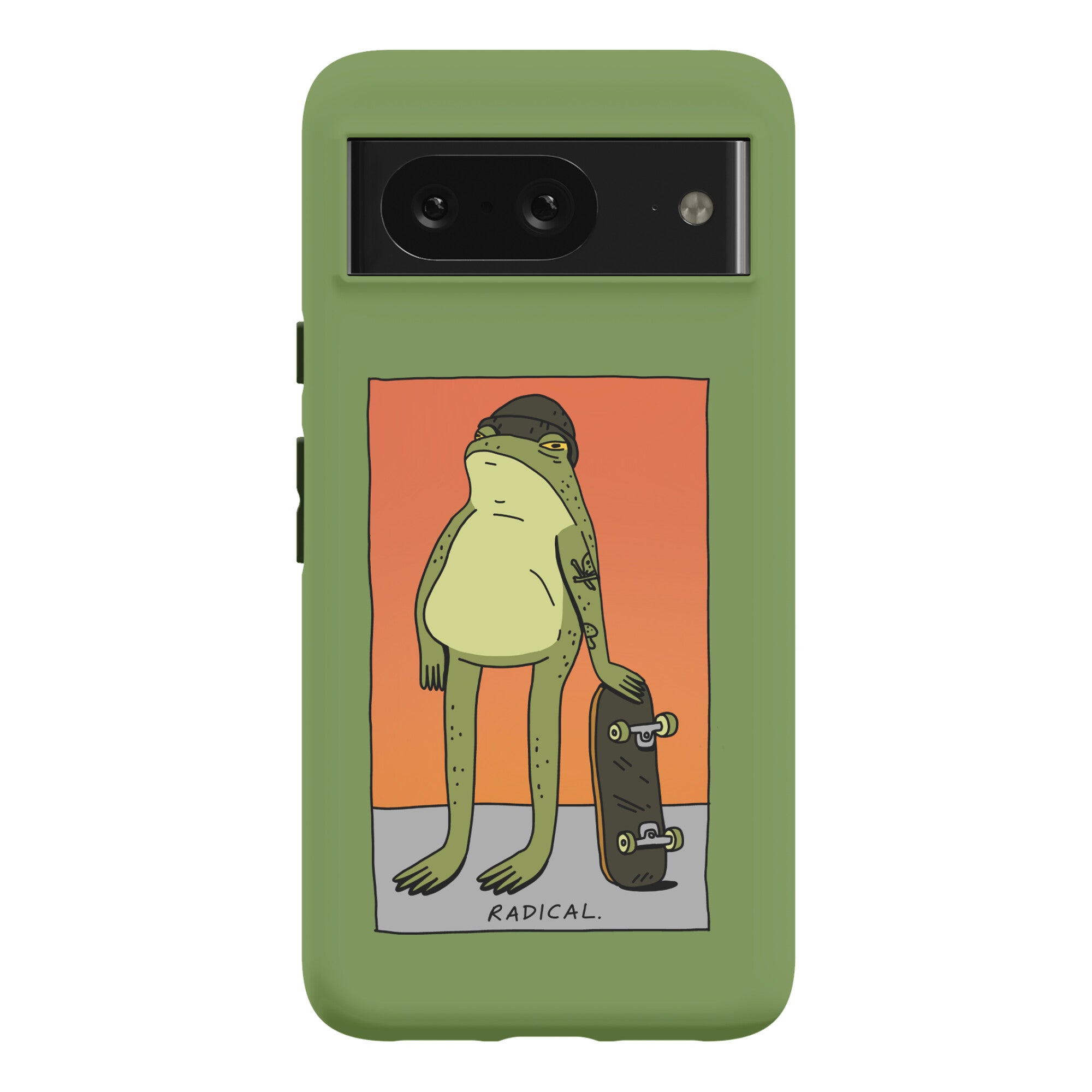 Radical Frog Skater Phone Case