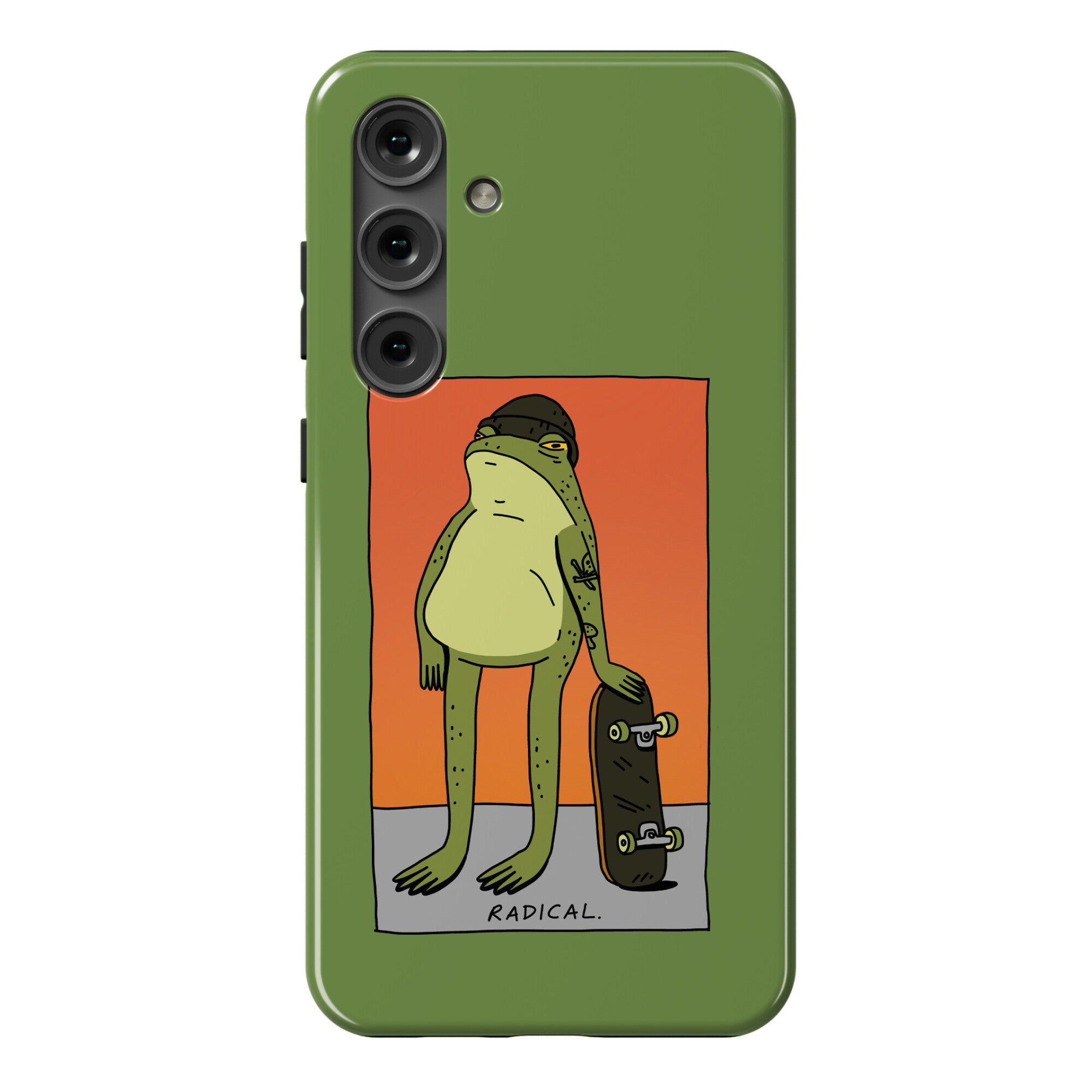 Radical Frog Skater Phone Case