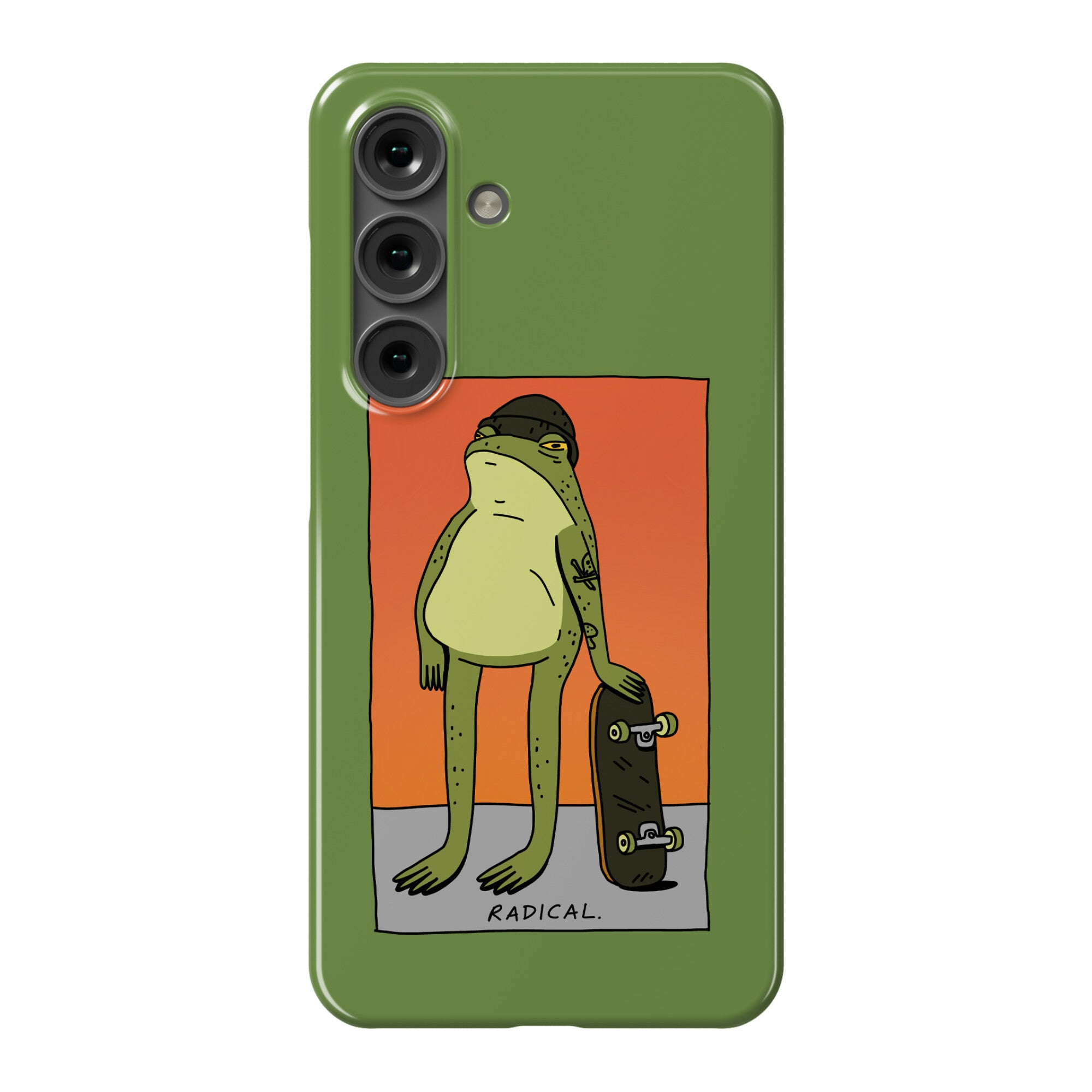 Radical Frog Skater Phone Case