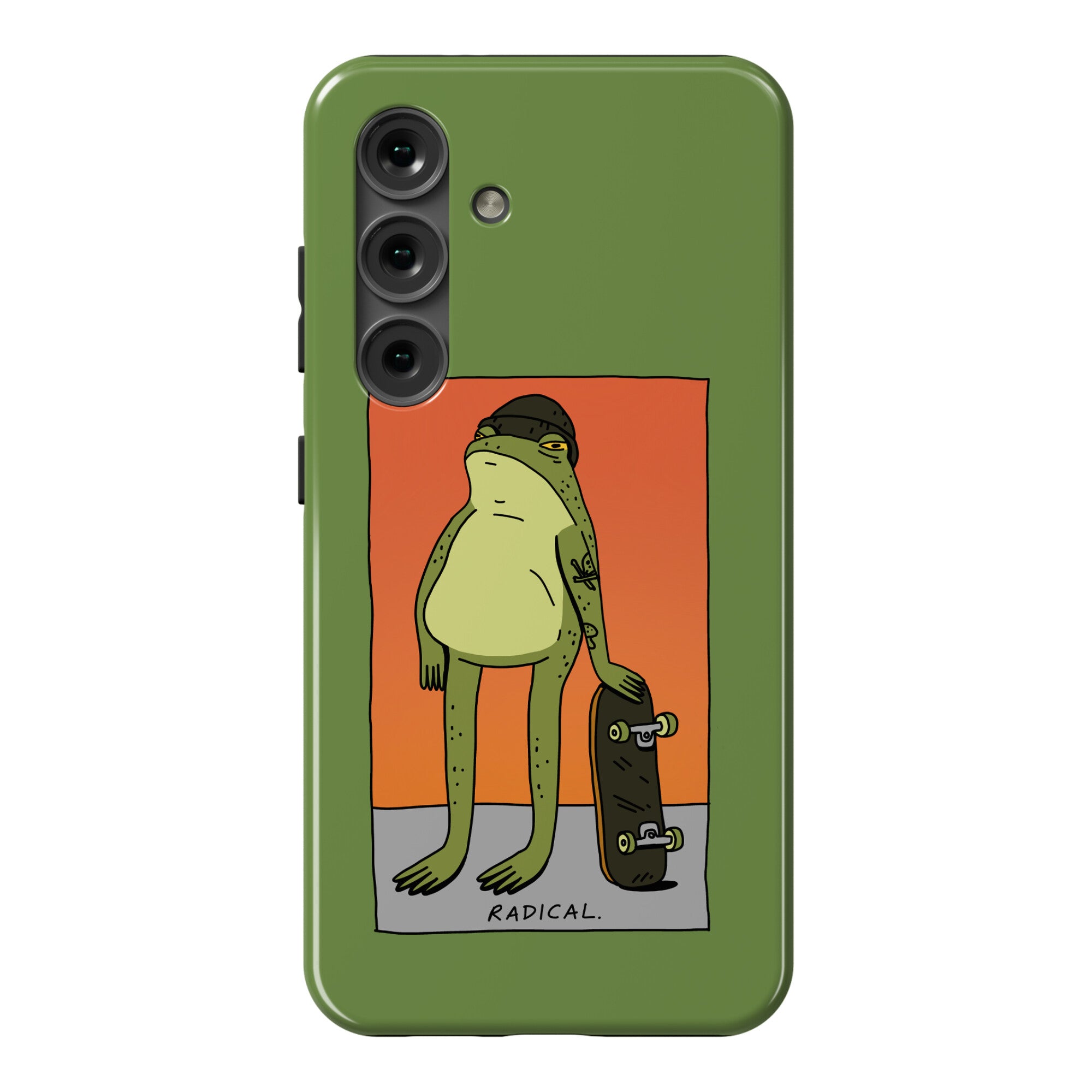 Radical Frog Skater Phone Case