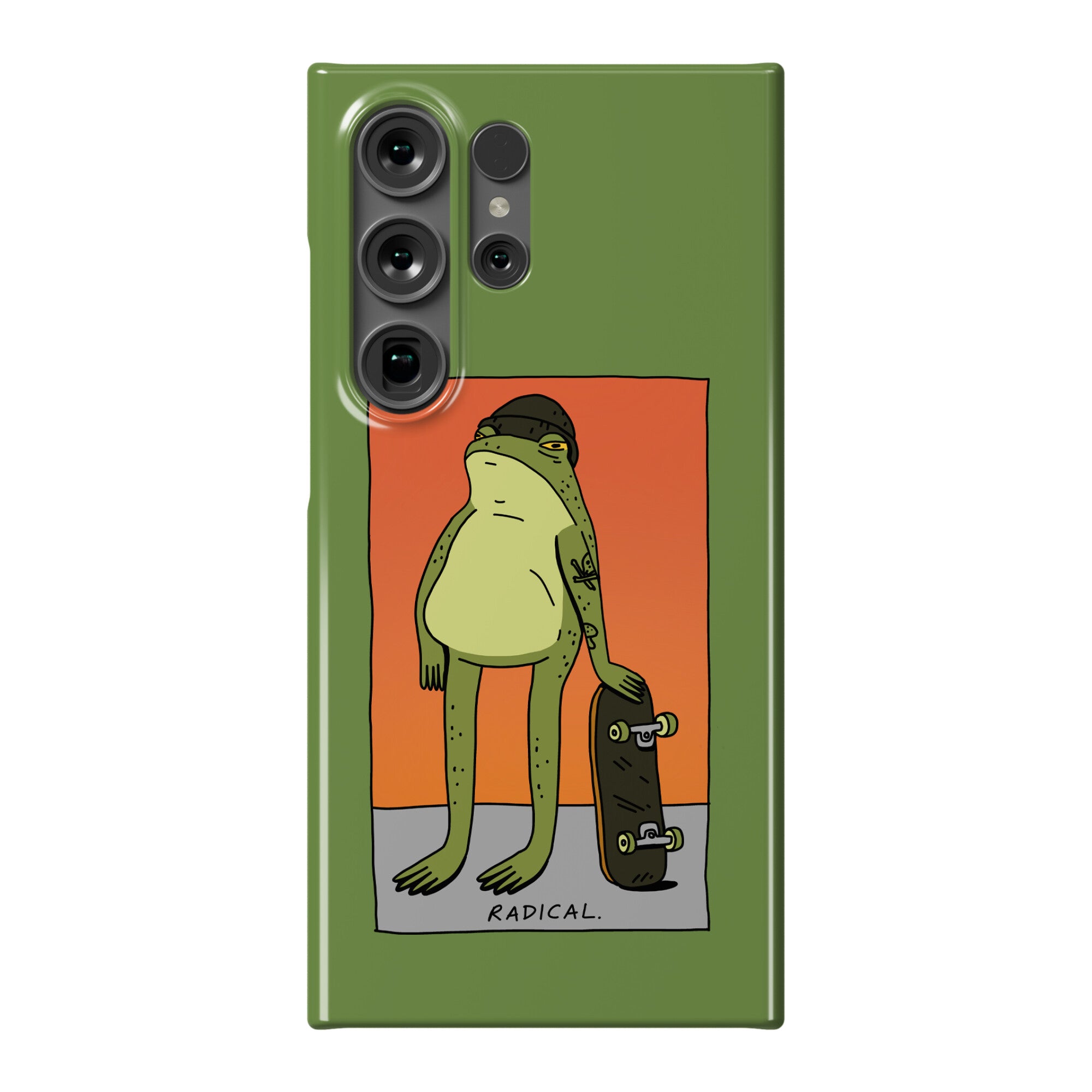 Radical Frog Skater Phone Case