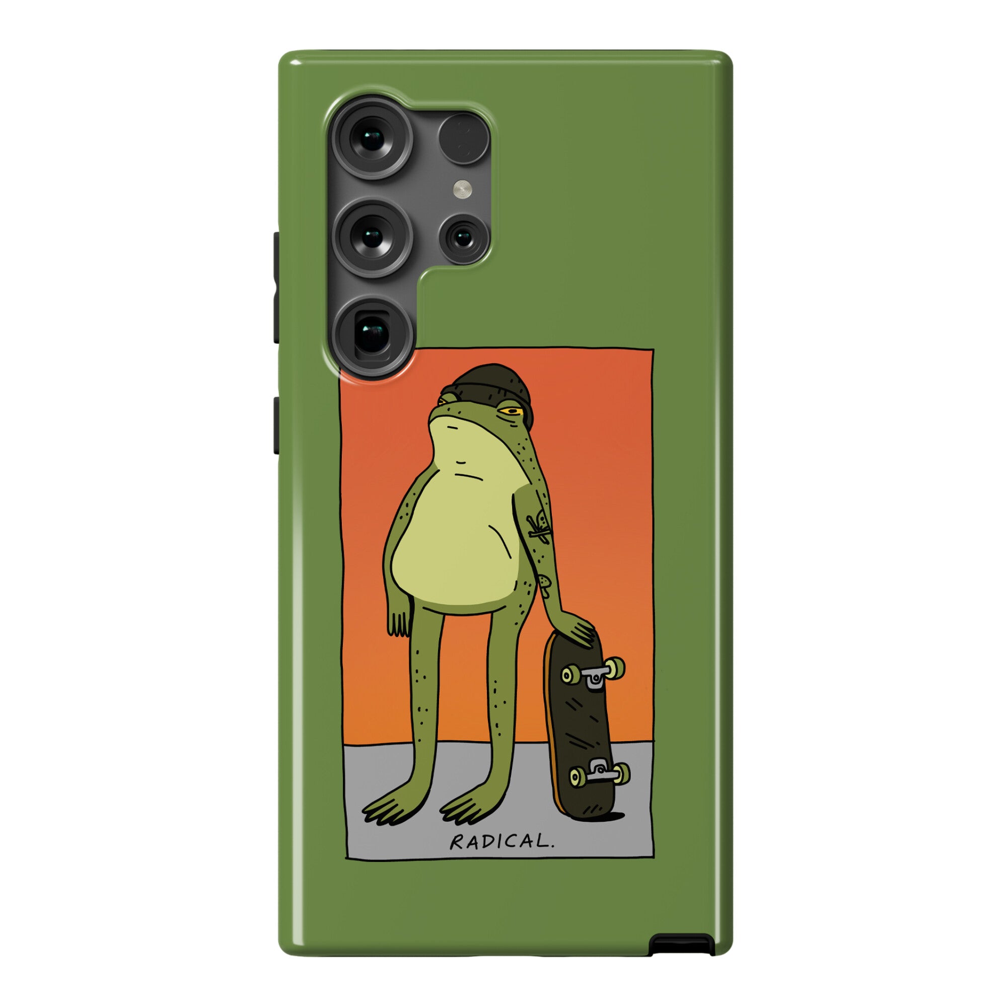 Radical Frog Skater Phone Case