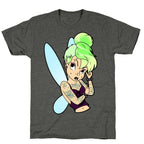 Punk Tinkerbell Unisex Triblend Tee