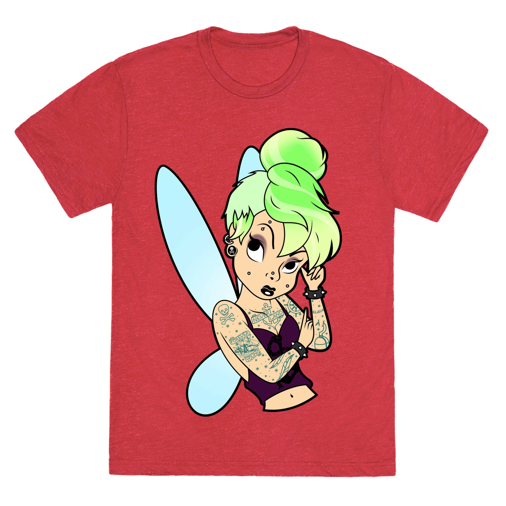Punk Tinkerbell Unisex Triblend Tee