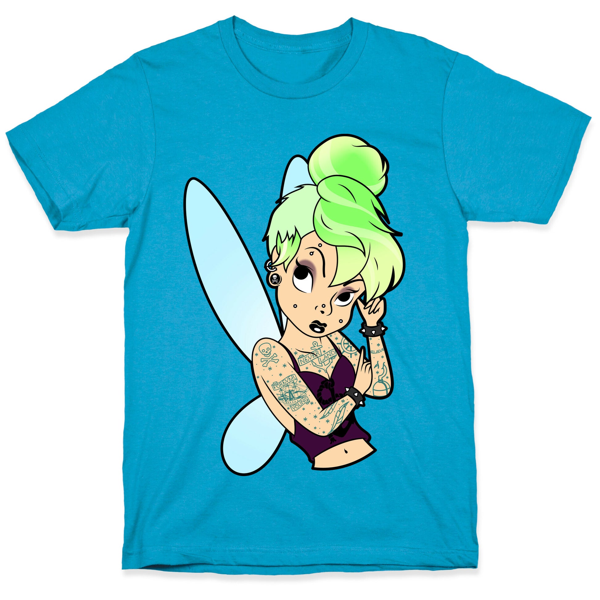 Punk Tinkerbell Unisex Triblend Tee
