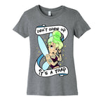 Punk Tinkerbell (Don't Grow Up It's A Trap) Women's Cotton Tee
