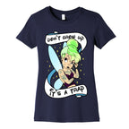 Punk Tinkerbell (Don't Grow Up It's A Trap) Women's Cotton Tee