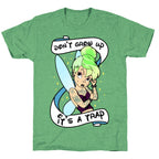 Punk Tinkerbell (Don't Grow Up It's A Trap) Unisex Triblend Tee