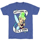 Punk Tinkerbell (Don't Grow Up It's A Trap) Unisex Triblend Tee