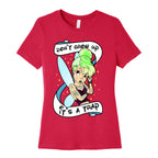 Punk Tinkerbell (Don't Grow Up It's A Trap) Women's Cotton Tee