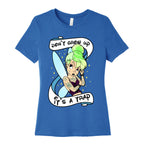 Punk Tinkerbell (Don't Grow Up It's A Trap) Women's Cotton Tee