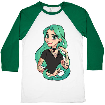 Punk Rapunzel Baseball Tee