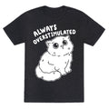 Always Overstimulated Cat Unisex Triblend Tee