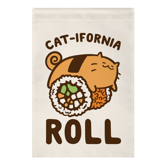 California Cat Roll Garden Flag