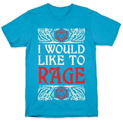 I Would Like To RAGE Unisex Triblend Tee