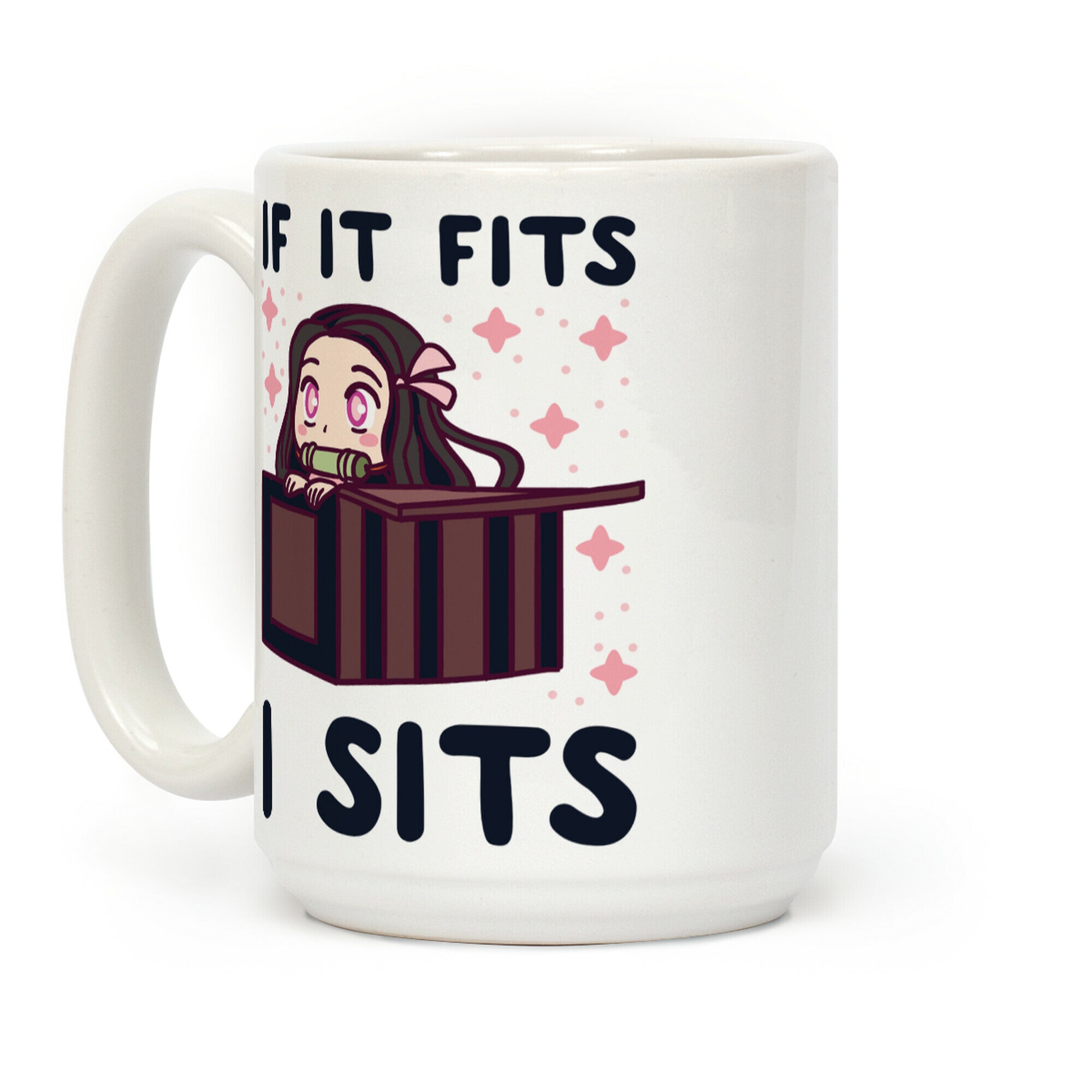 If It Fits, I Sits (Nezuko) Coffee Mug
