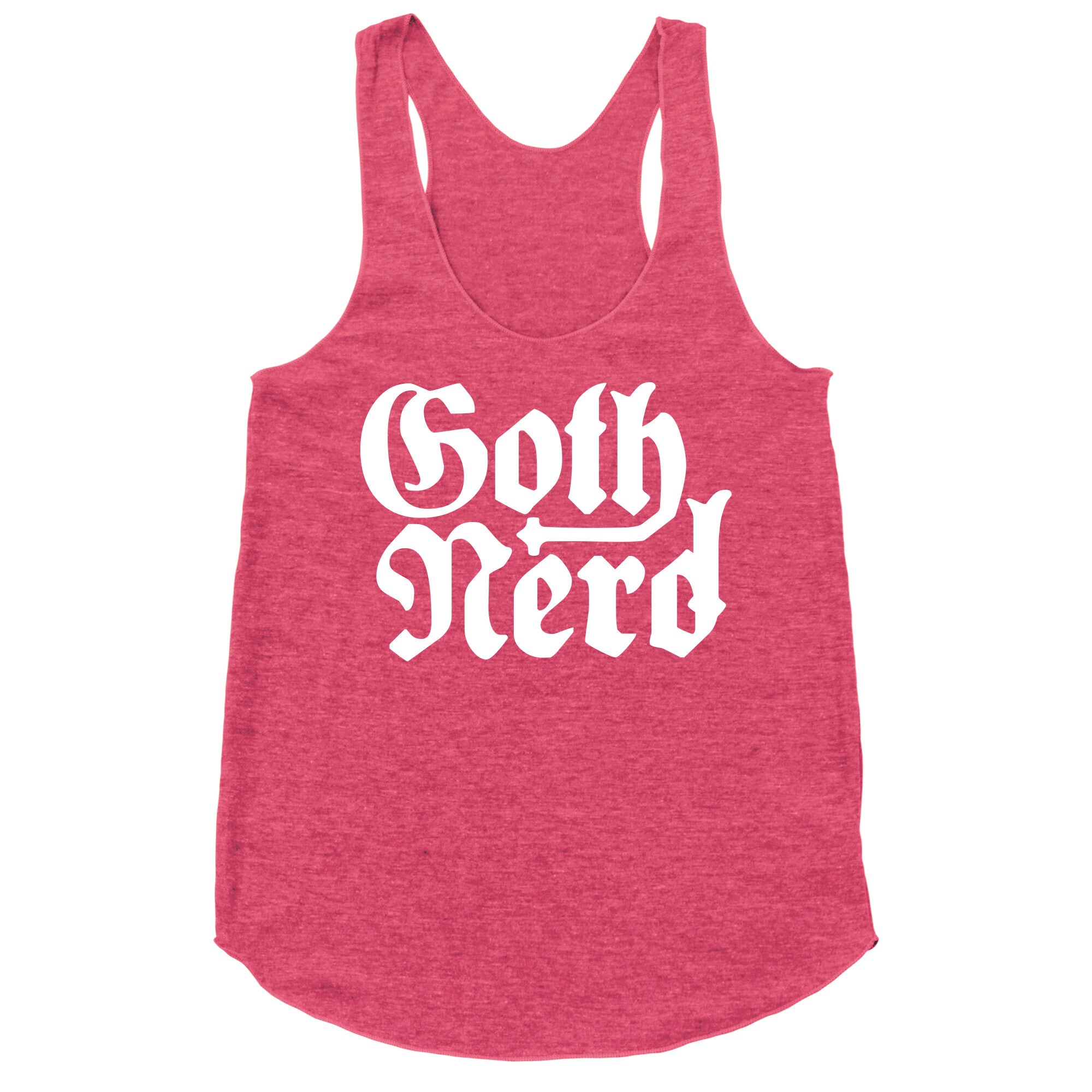 Goth Nerd Racerback Tank