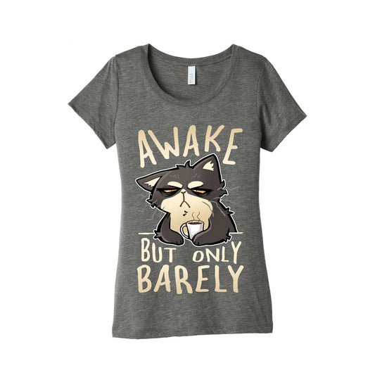 Awake, But Only Barely Women's Triblend Tee